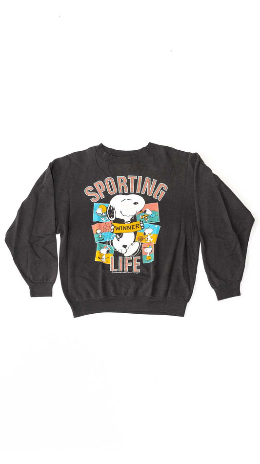 Snoopy Sporting Life Sweatshirt, L