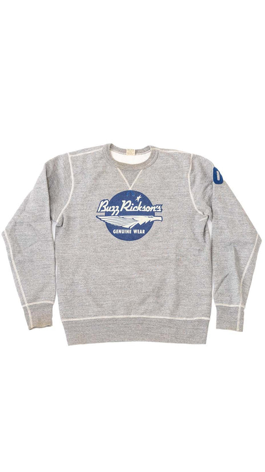 Buzz Rickson's Rare Anniversary Sweatshirt, Grey, L