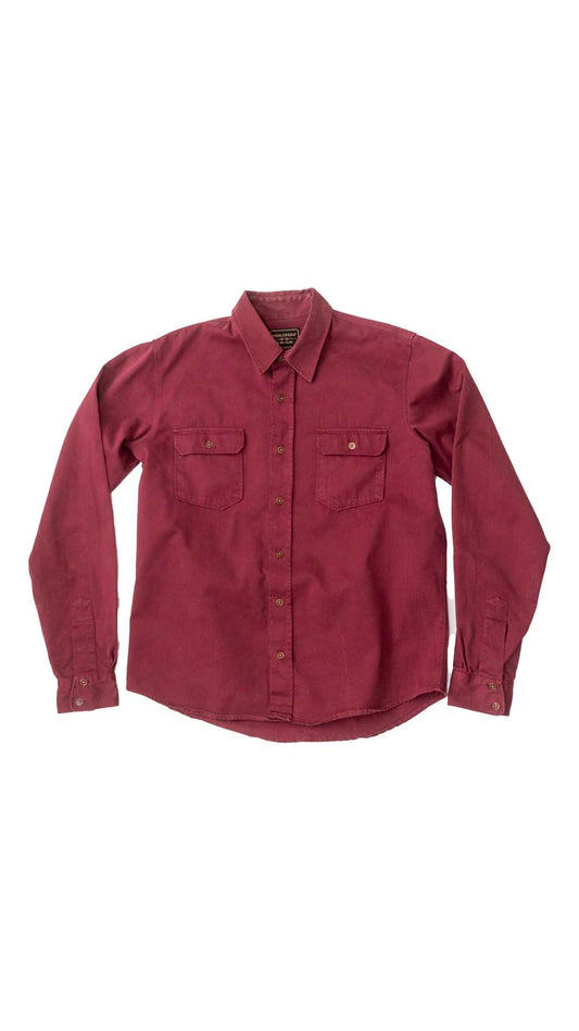 Indigofera Alamo Shirt, Burgundy, M