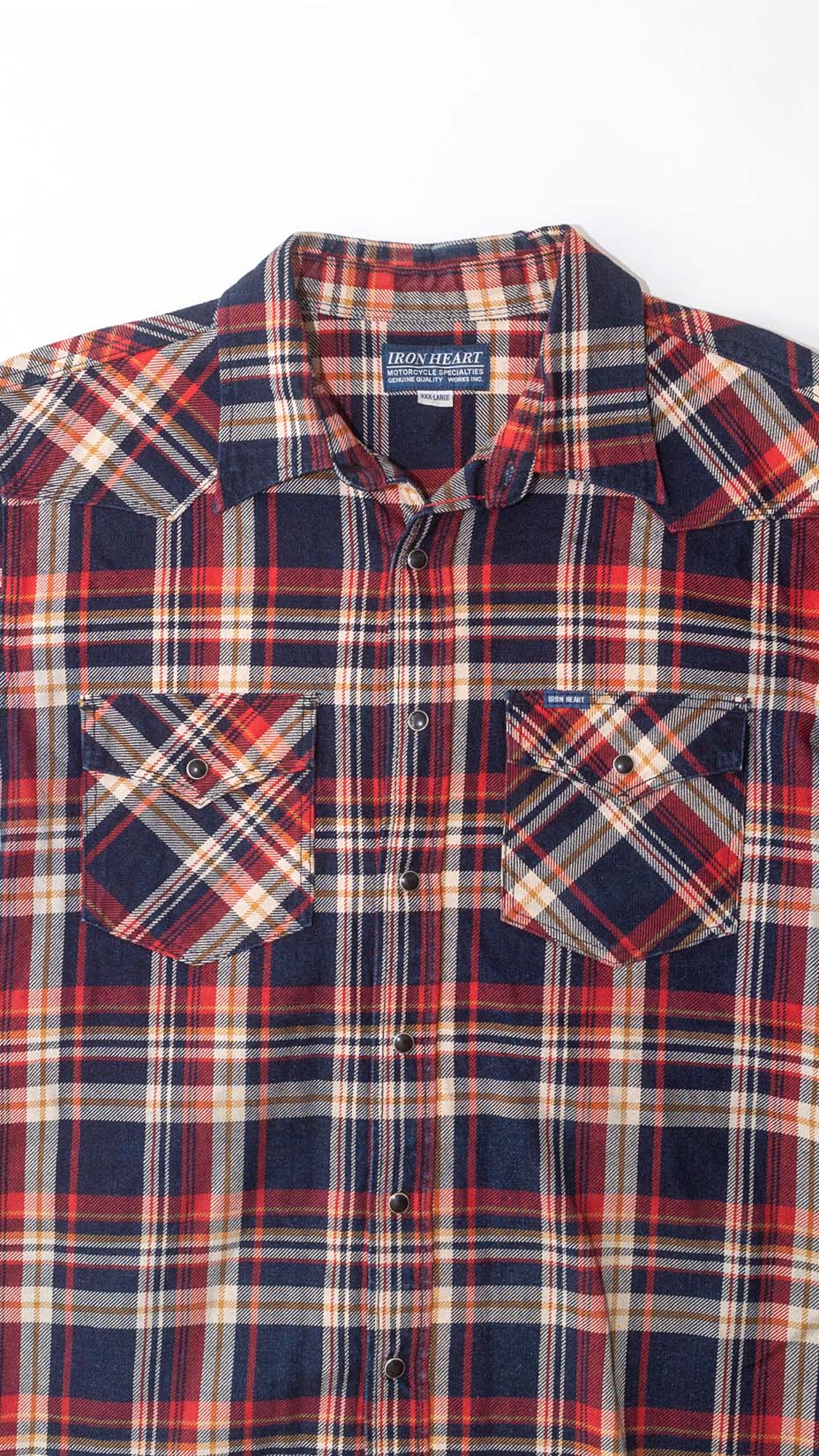 Iron Heart, Flannel Shirt, XXXL