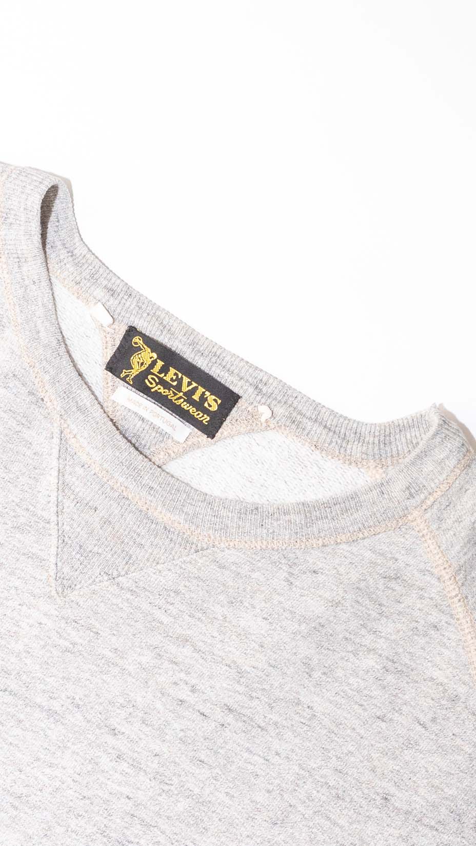 LVC Levi's Vintage Clothing Sportswear College Shirt, Grey, M