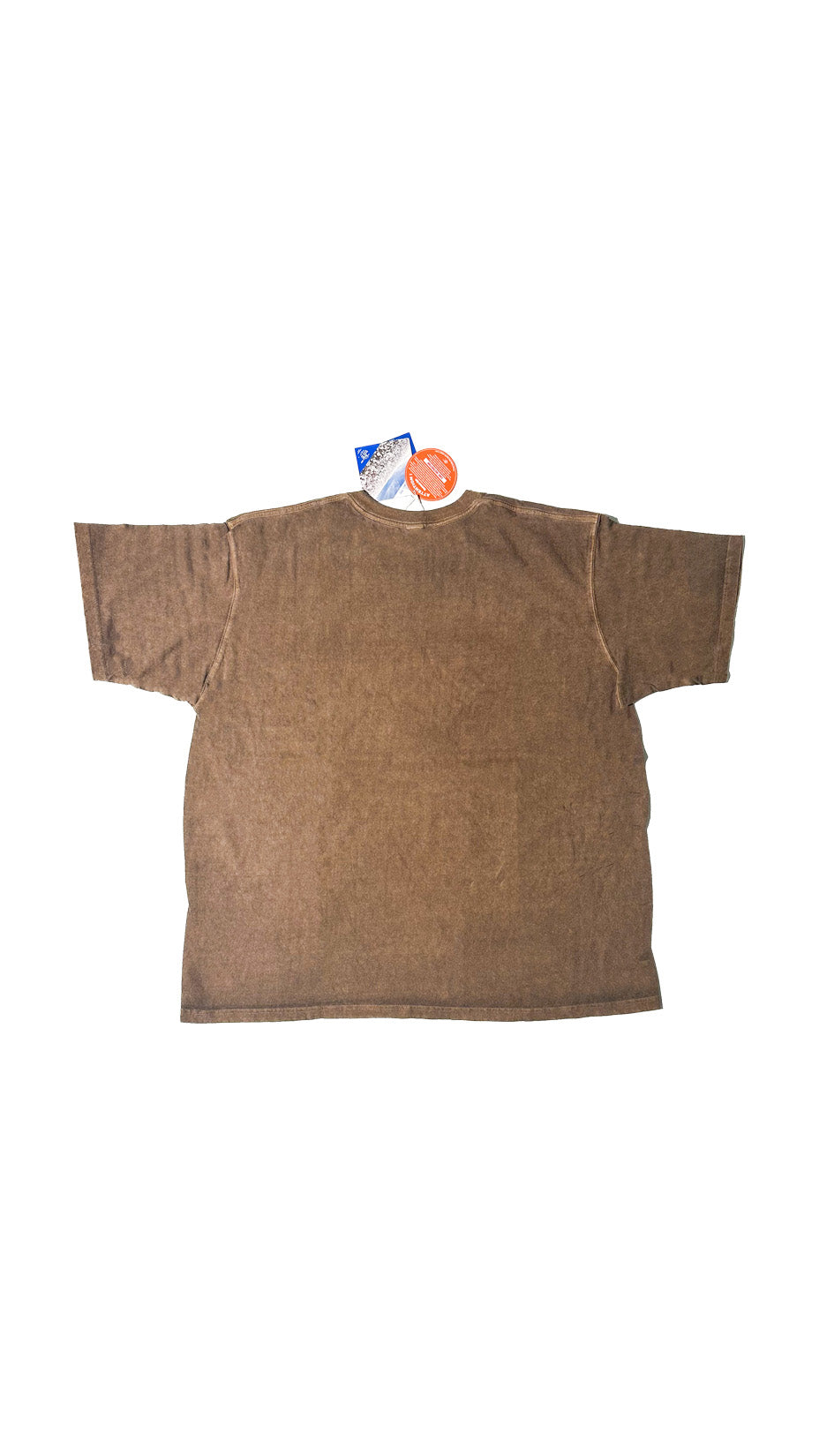 Good On — SS Crew T-shirt, Pigment Dyed Brown, Made in Japan