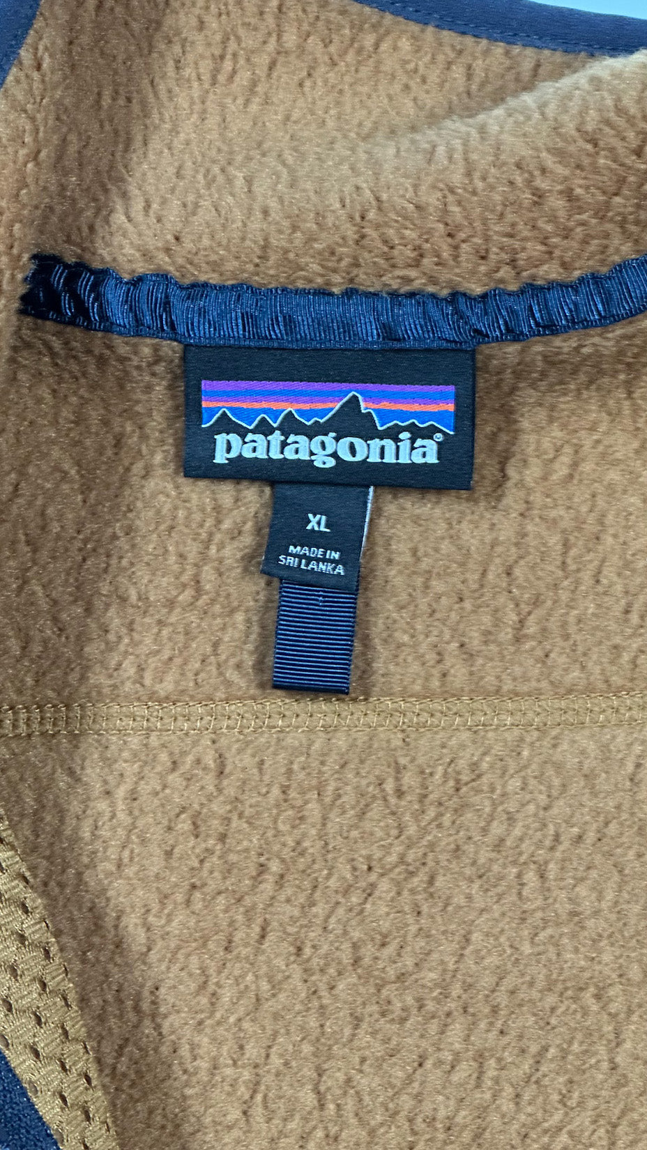 Patagonia Retro Pile Fleece Vest, Brown, XL