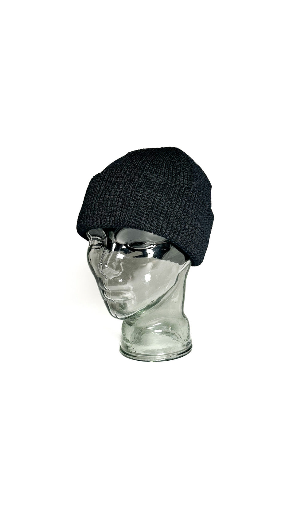 Yokoi Knitted Hat / Beanie, Merino Wool, Made in Japan, Black