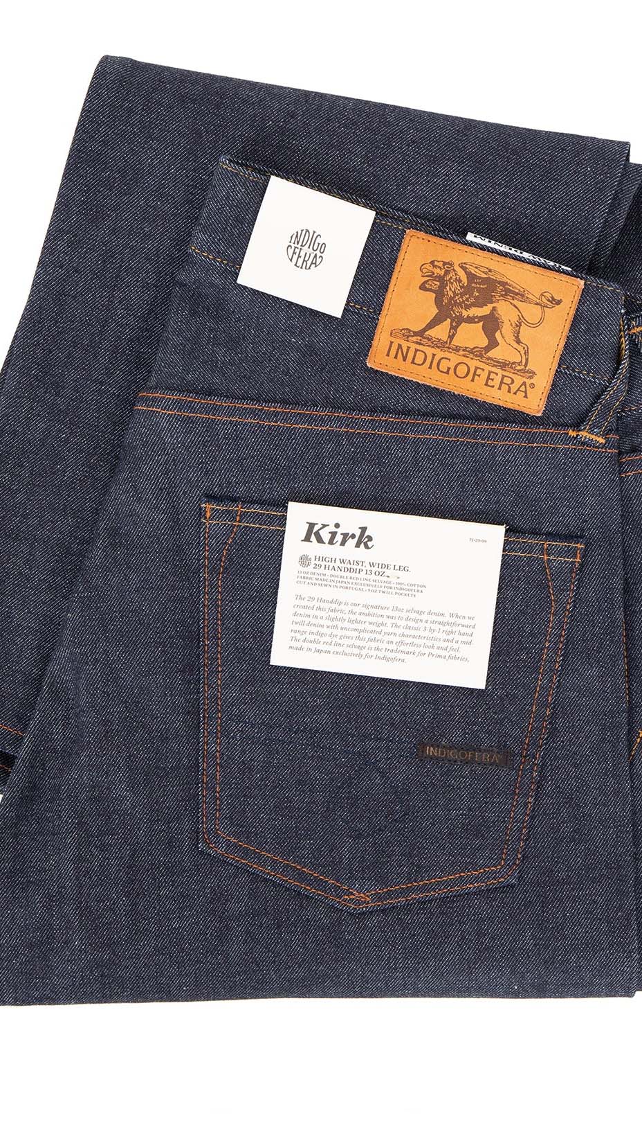  Indigofera, Kirk, Raw Denim — 29 Hand Dip